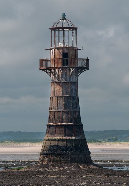 Victorian Lighthouse at Whiteford Point Victorian Lighthouse at Whiteford Point