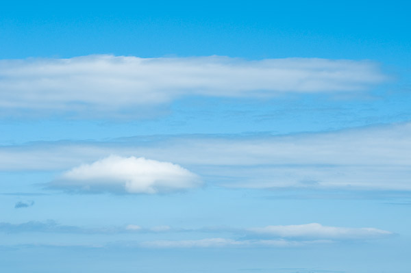 Cloud patterns over Welsh Moor